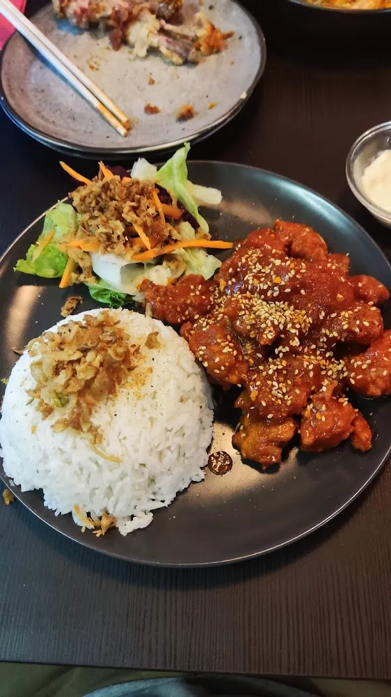 Chicken with Corean Hot Sauce